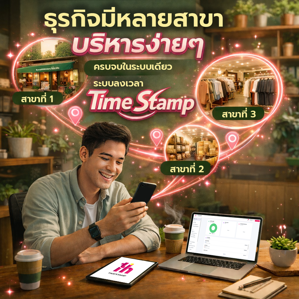 ธุรกิจมีหลายสาขา บริหารง่ายๆ ครบจบในระบบเดียว