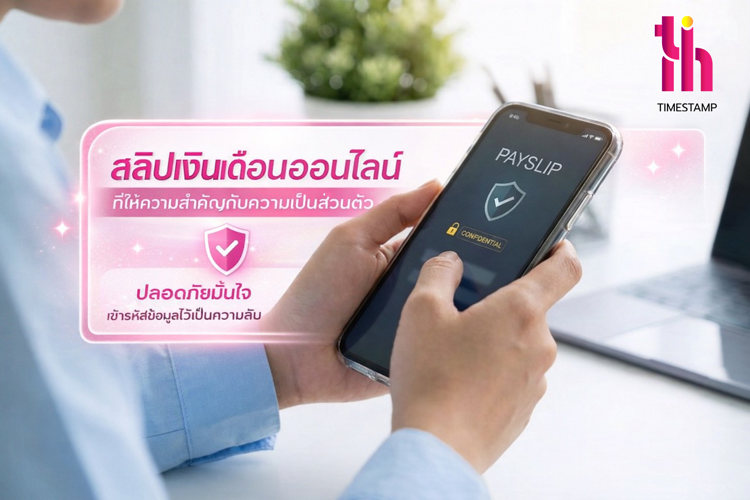 สลิปเงินเดือนออนไลน์ที่ให้ความสำคัญกับความเป็นส่วนตัว