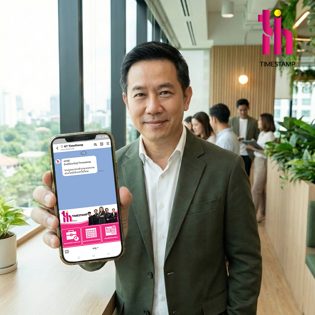 ไม่ต้องโหลดแอปให้หนักเครื่อง! แค่มี LINE ก็ใช้ Time Stamp จัดการงานได้ครบ